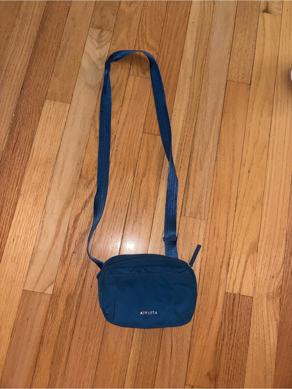 Athleta Navy Blue Crossbody Belt Bag